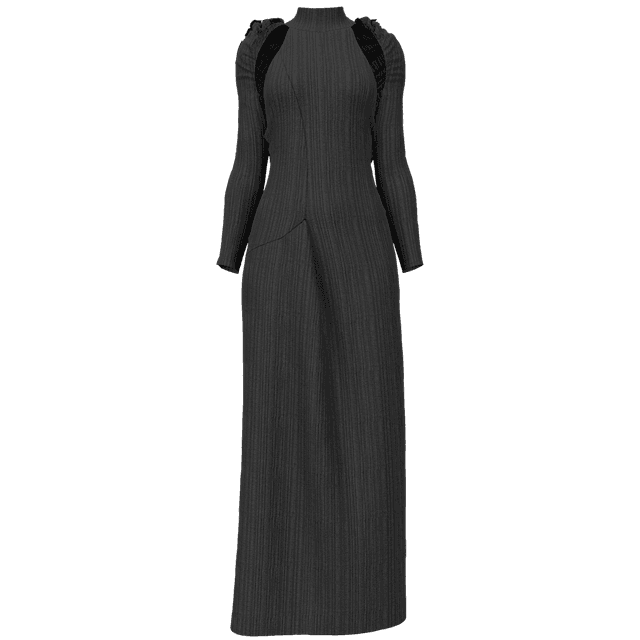 Camelia Tencel Rib Jersey Dress