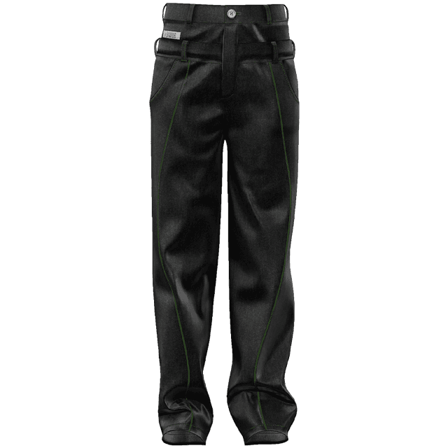 Double waist trousers