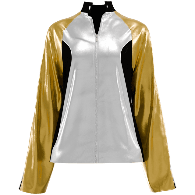 Aurora Leather Jacket Metallic