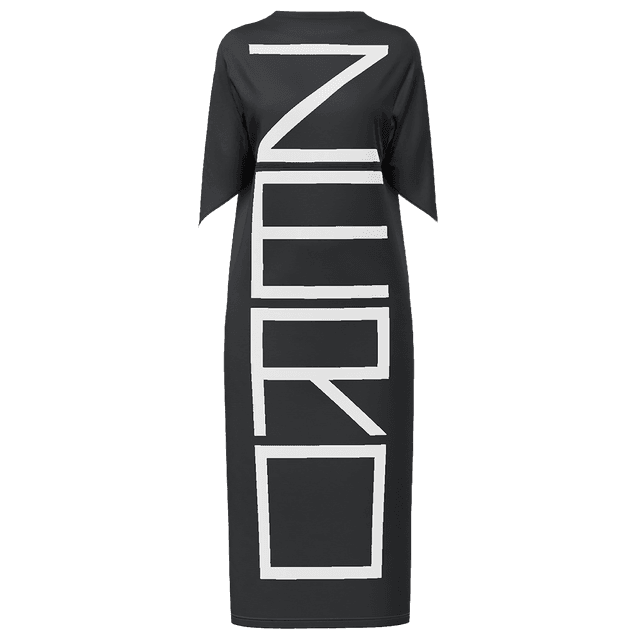 Zero print organic dress