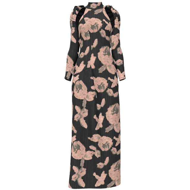 Camelia Tencel Rib Jersey Dress